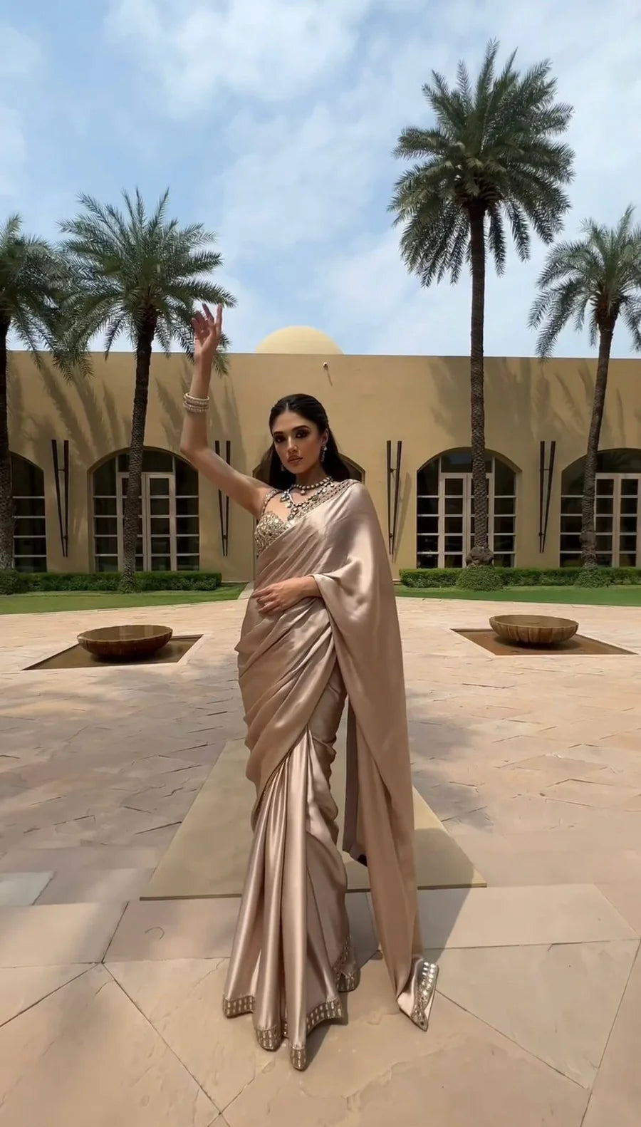 Luxe Saree • Satin Silk