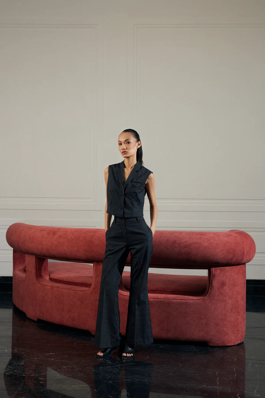 3 Piece Tailored Suit • Office Wear