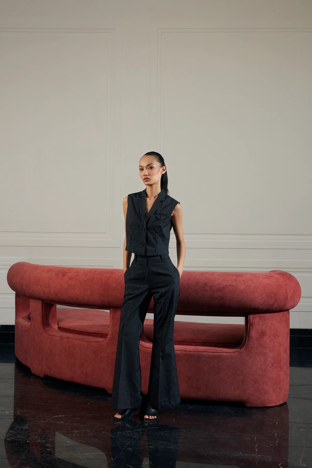 3 Piece Tailored Suit • Office Wear