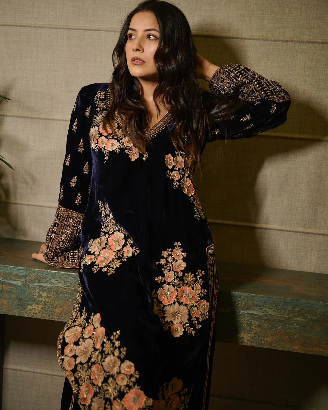 Salwar Suit • Velvet