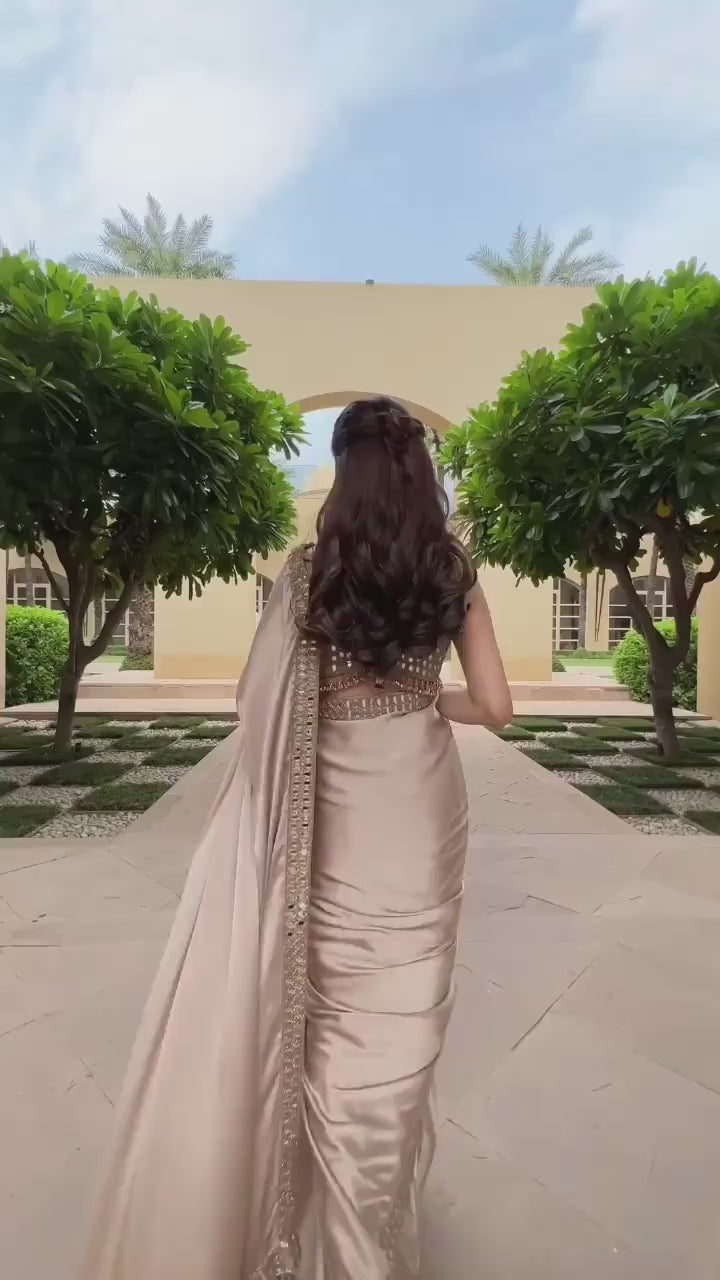 Luxe Saree • Satin Silk
